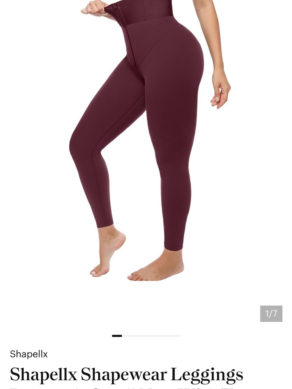 shapellx AirSlim® High-Waisted Full-Length Shaping Leggings , price is firm !